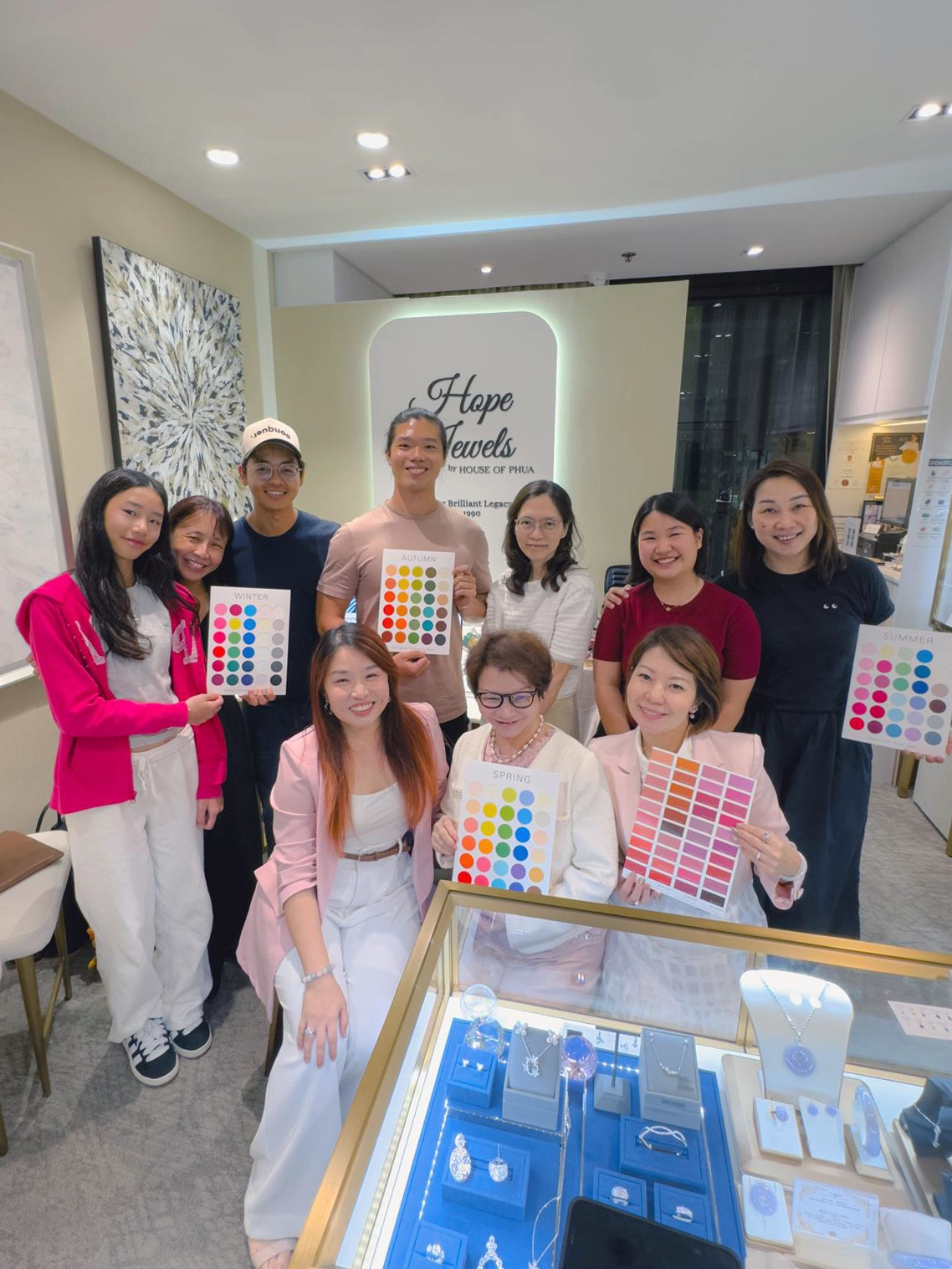 Corporate Team Bonding | Colour Analysis Workshop by Joyce Yeo Makeup